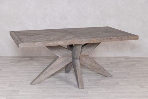 Oak herringbone dining - herringbone,