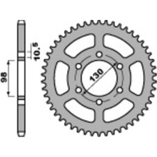 Standard steel pinion rear - , 483