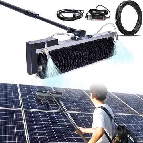 Electric solar panel cleaner - solar,
