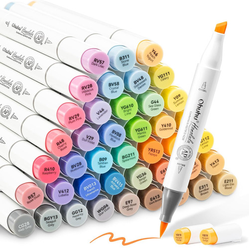 Colouring markers ohuhu brush - colouring,