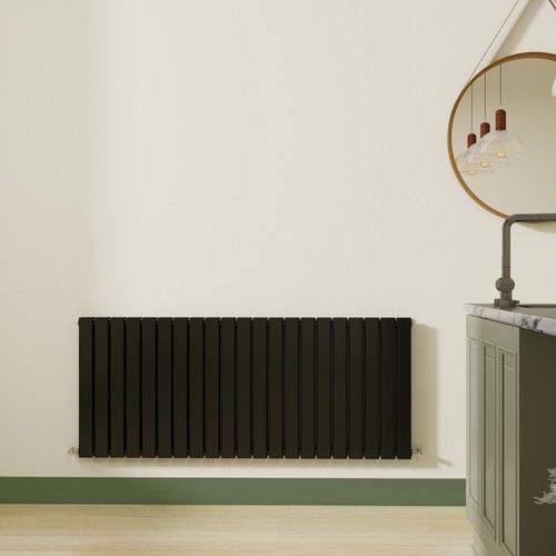 Flat panel radiator horizontal - flat,
