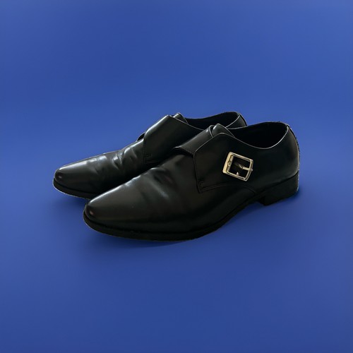 Zara men black leather single - black,