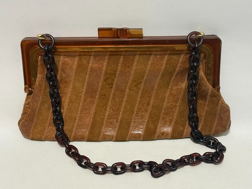 Vintage lucite chain link - lucite,