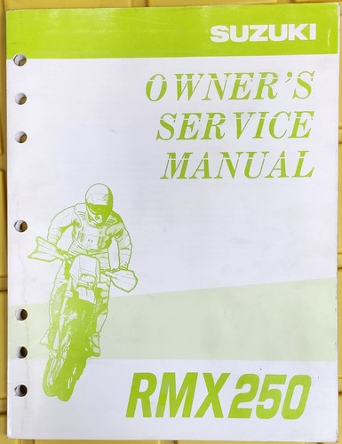 Suzuki rmx250 owners - suzuki, shop