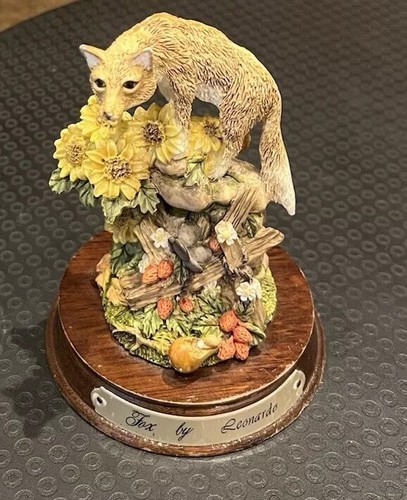 Vintage resin fox - vintage,