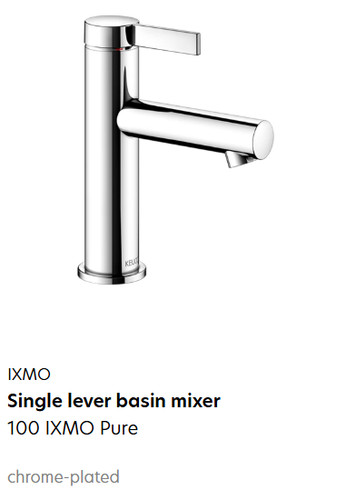 Keuco basin tap - , single