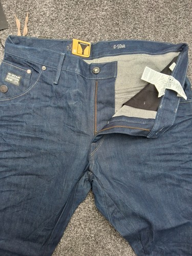 Star raw dark blue jeans - jeans, arc
