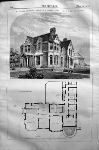 Old country residence - country, house