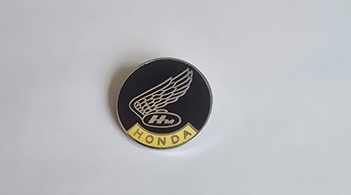 Vintage enamel honda pin - vintage,