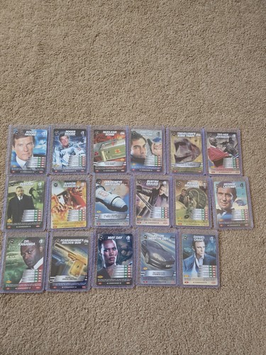 007 spy cards x16 rare - cards, super