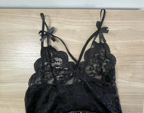 Women black floral lace - black,