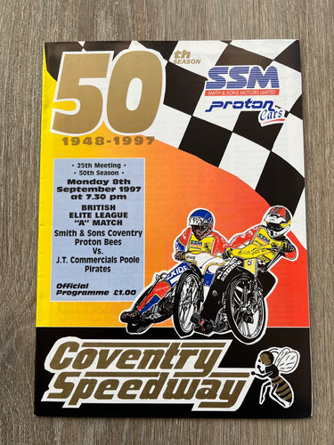 Coventry speedway programme - coventry,