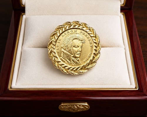 Rare 10k yellow gold elvis - gold,
