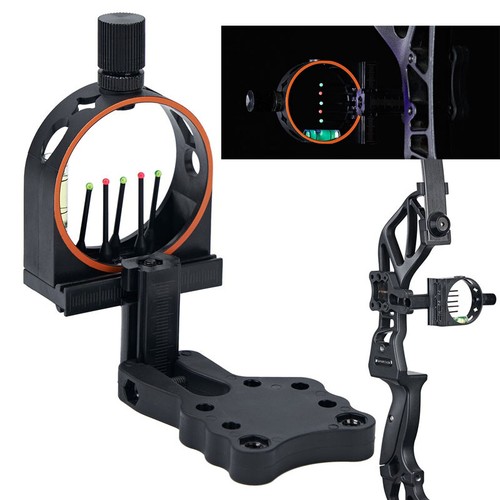 Pin led bow sight - bow,