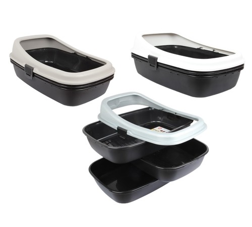 Large cat litter tray - large, box