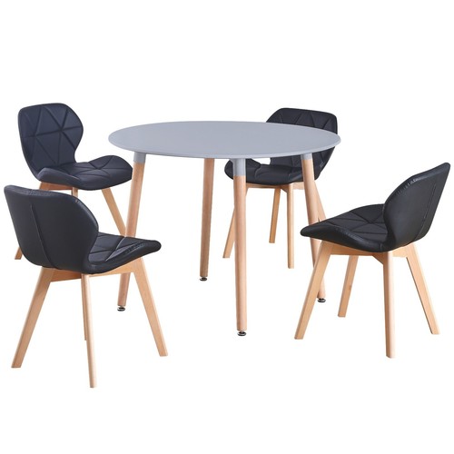 Round seat grey dinner - seat,
