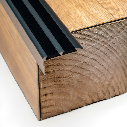 Aluminium stair nosing edge - aluminium,