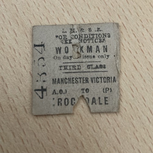 Half railway ticket - half., ticket,