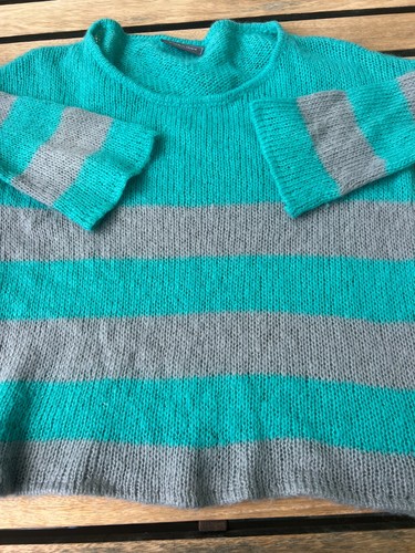 Wooden ships sweater - ships, mohair