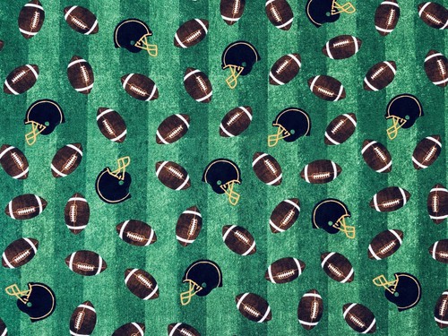 Football valance curtain green - football,