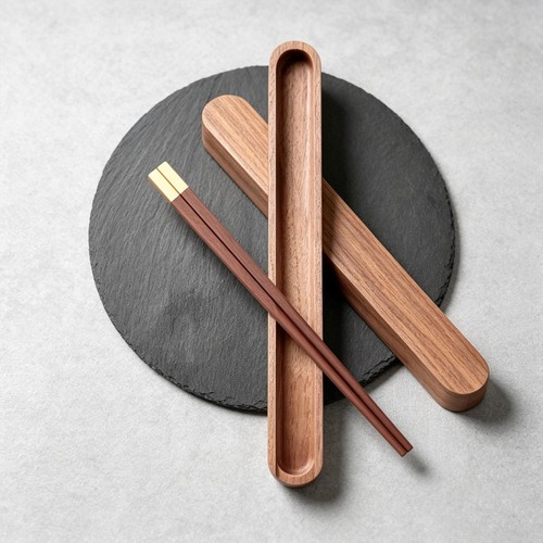 Personalised wooden chopsticks - wooden,