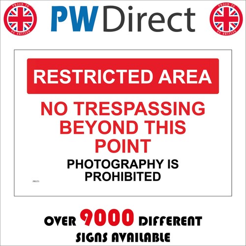 Sign trespassing beyond - no,