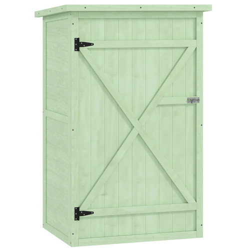 Outsunny wooden small shed - wooden,