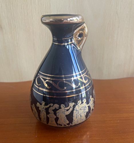 Greek ceramic vase - vase, blue