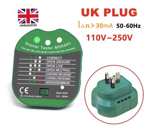 Socket plug tester - plug, voltage