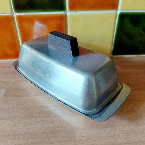 Vintage old hall butter - butter, dish