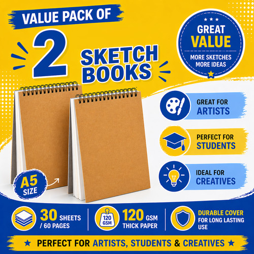 Sketch book pack - a5,