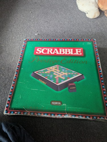 Scrabble prestige edition with - prestige,