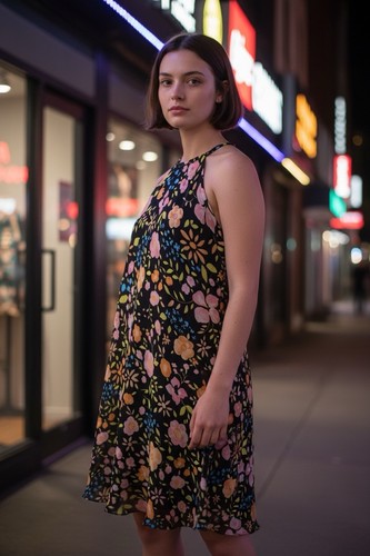 Alexa chung dress floral - chung,
