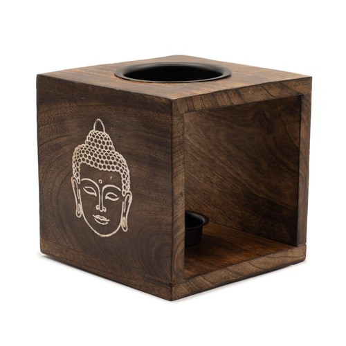 Large square mango wood - square,