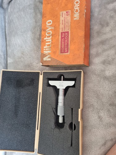 Mitutoyo 25mm depth micrometer - mitutoyo,