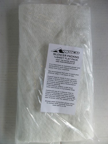 New exhaust silencer - exhaust, packing
