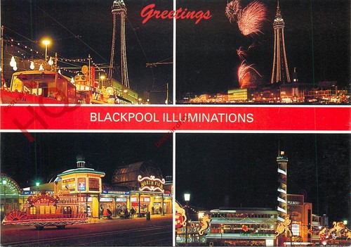 Picture postcard blackpool - picture, postcard::blackpool