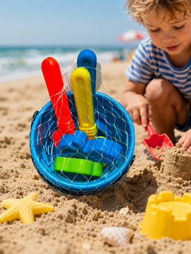 Kids beach sand toy set - sand,