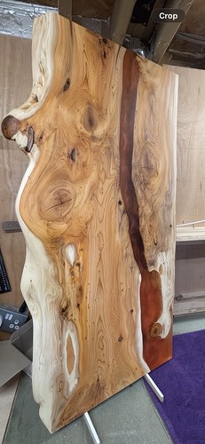 Live edge yew resin - resin, river