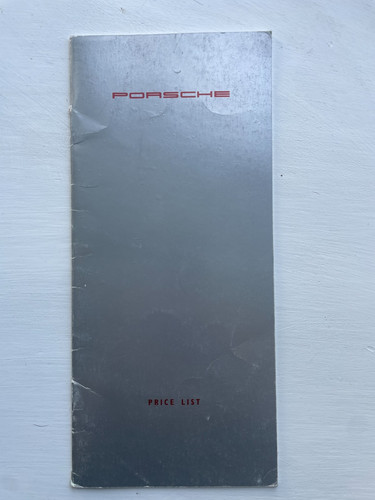 Porsche june 1991 pricelist - gb,