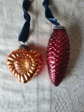 Two vintage pressed - pressed, glass