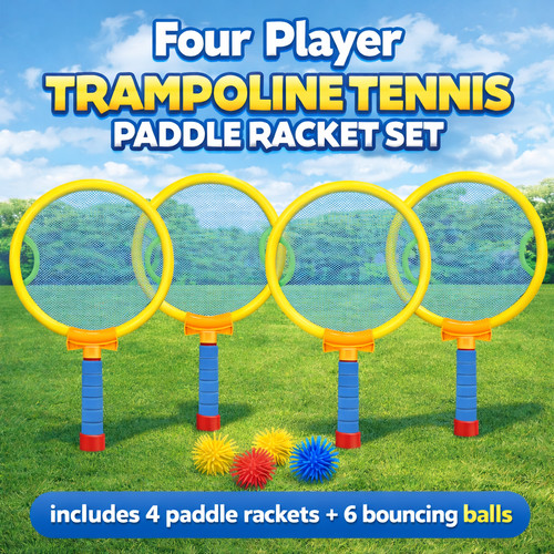 Trampoline tennis paddle - trampoline,
