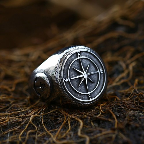 Men nautical compass - nautical,