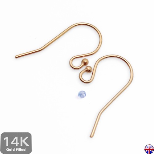 14k gold filled earwires with - 14k,