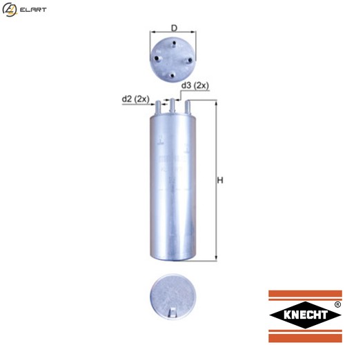 Fuel filter 229 for - for, vw