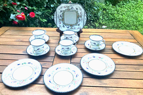 Antique art deco china - art,