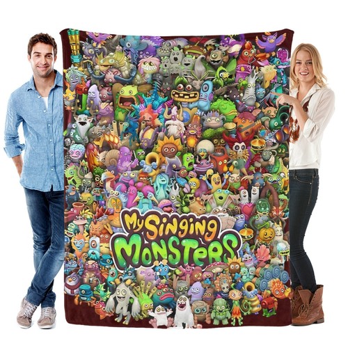 Singing monsters blanket - singing,