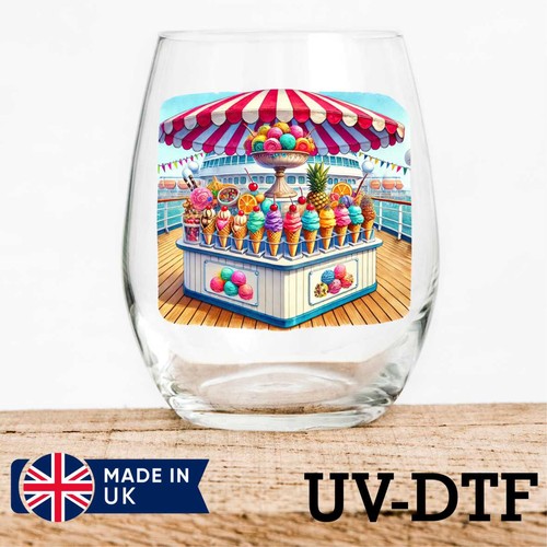 Summer ice cream stall - ice, uv