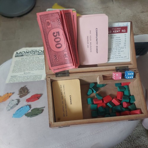 Vintage 1950s monopoly - vintage,
