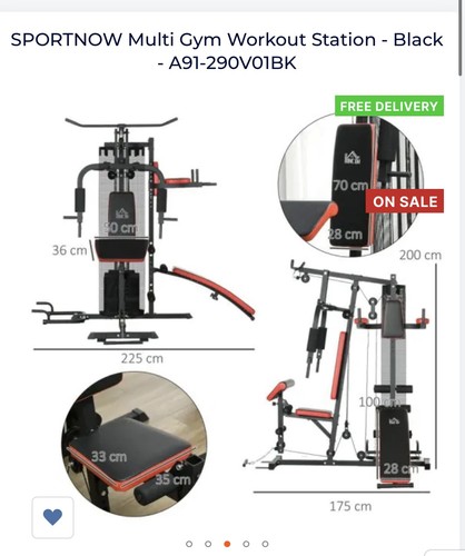 Sportnow multi gym workout - gym,
